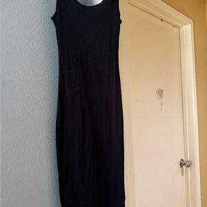 Elegant Black Sleeveless Dress